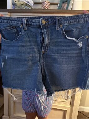 Universal Thread Blue Distressed Denim Cutoff Shorts
